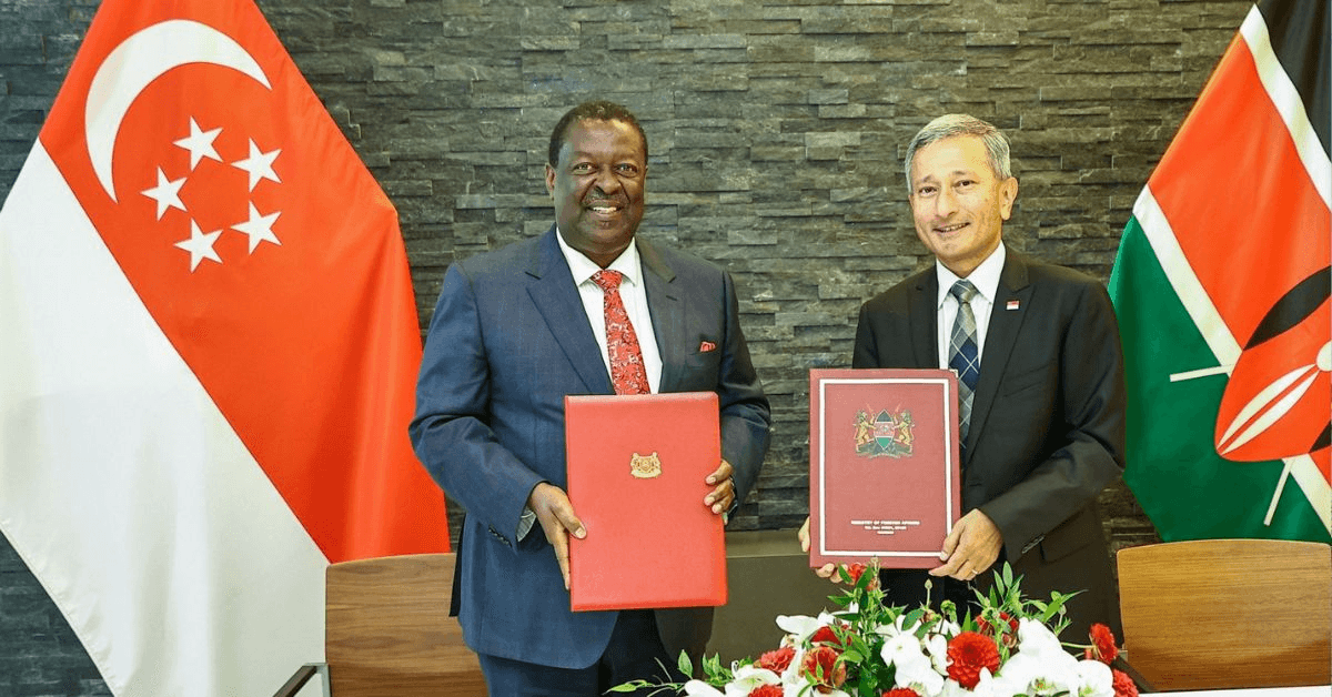Kenya and Singapore Sign Bilateral Agreement to Boost Digital Trade
